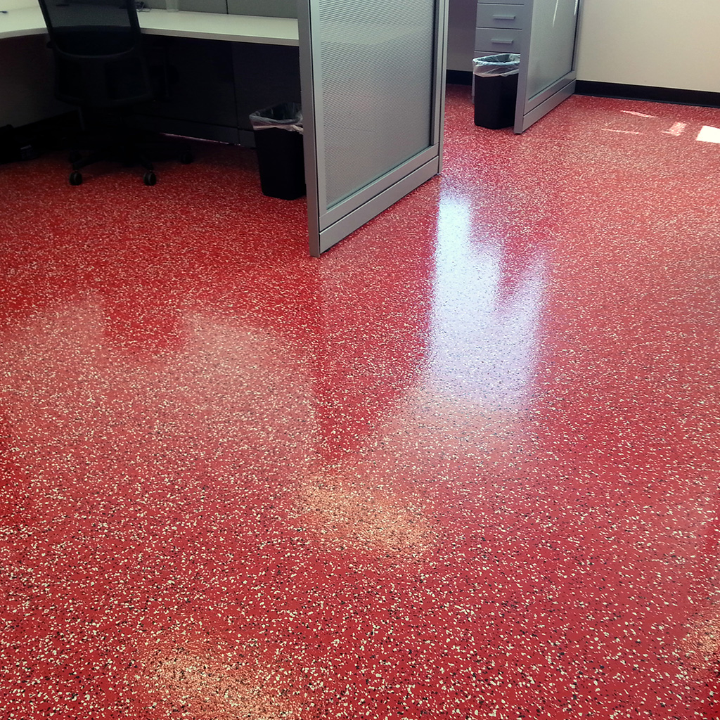 Vinyl Chip Epoxy Flooring - Flooring Site